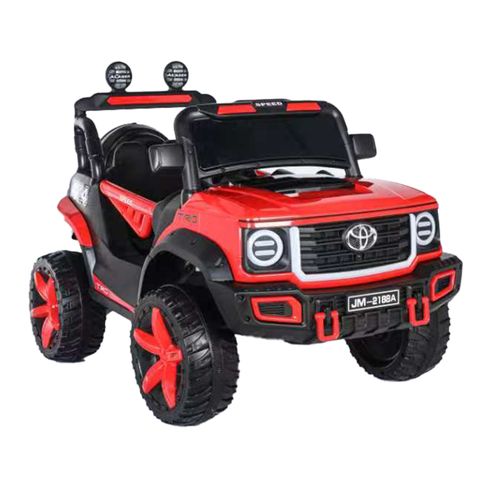 Camioneta A Batería Con Luz Y Sonido Radio Control Rojo