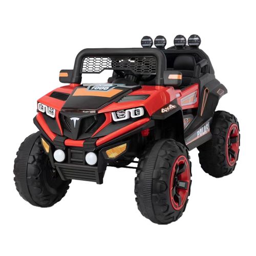 Utv Deportivo A Batería Con Luz Y Sonido Radio Control Rojo