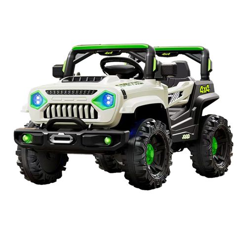 Jeep 4X4 Neón A Batería Con Luz Y Sonido Radio Control