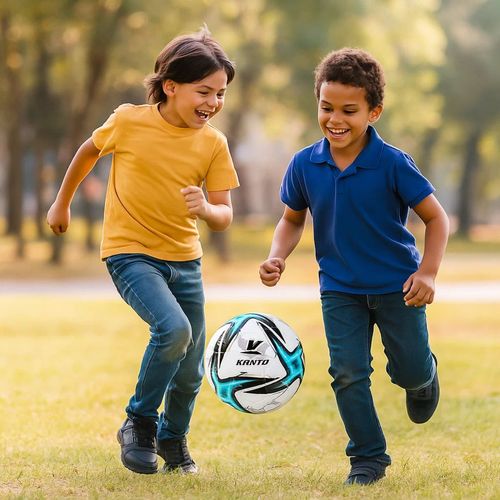 Pelota De Futbol N5 Profesional Cyclon Celeste