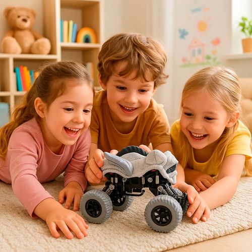 Auto Monster Truck Pull Back Blanco Ditoys