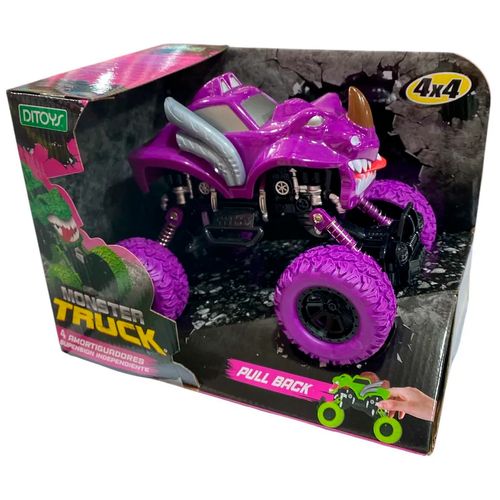 Auto Monster Truck Pull Back Violeta Ditoys