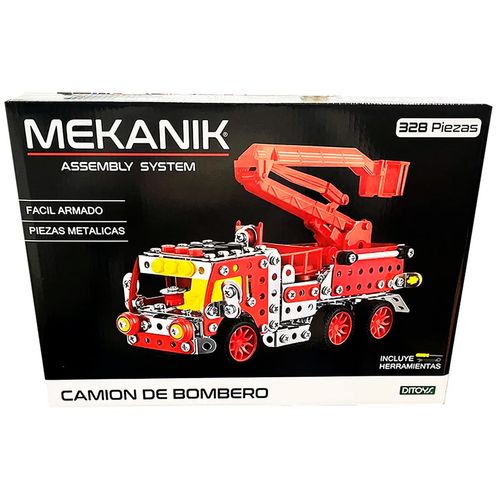 Juego Mekanik Para Ensamblar Linea Blanca Camion De Bomberos