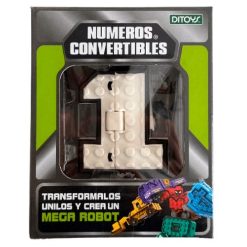 Bloques Robot Transformables Números Convertibles 1