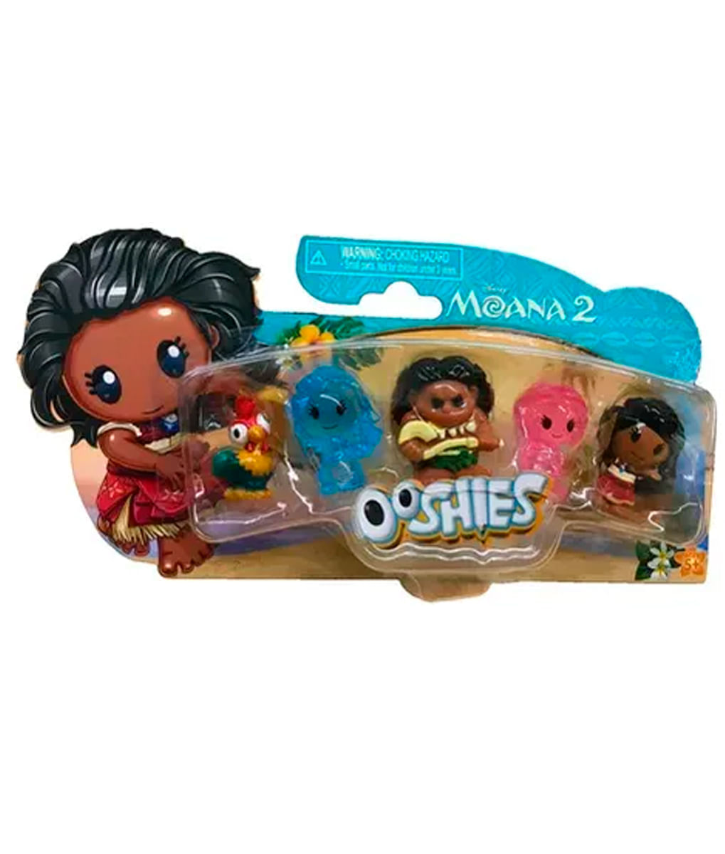Ooshies Golden Pack De Figuras Muñecos De Moana