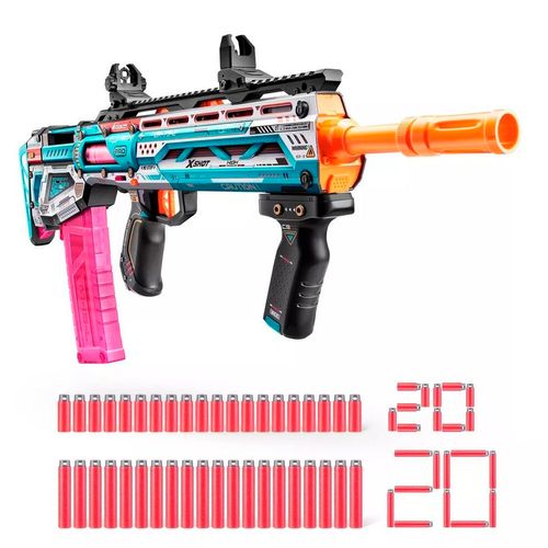 Pistola Lanzador X-Shot Pro Serie Sinister Celeste