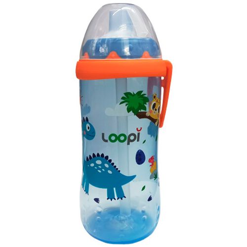 Vaso Con Sorbete De Silicona 300 Ml Celeste