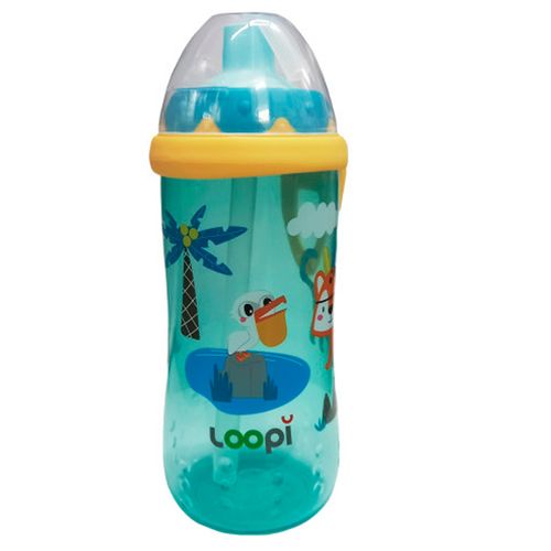 Vaso Con Sorbete De Silicona 300 Ml Verde