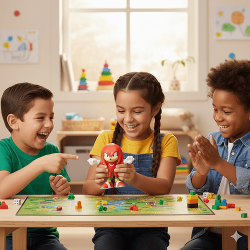 Figura Articulada Sonic The Headgehog De Knuckles 17 Cm